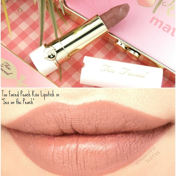 too faced makeup peach kiss lipstick poshmark